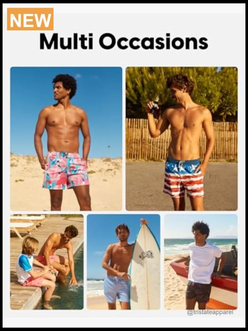 Men's Swim Trunks 5.5